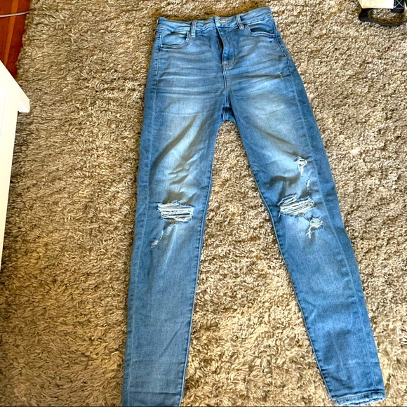 American Eagle Outfitters Denim - American Eagle Curvy Highest Waist Jeggings